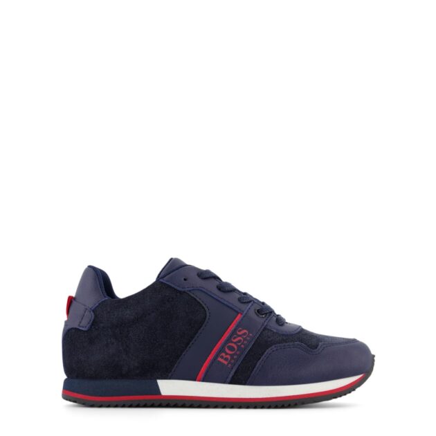 Navy Slip On Trainers